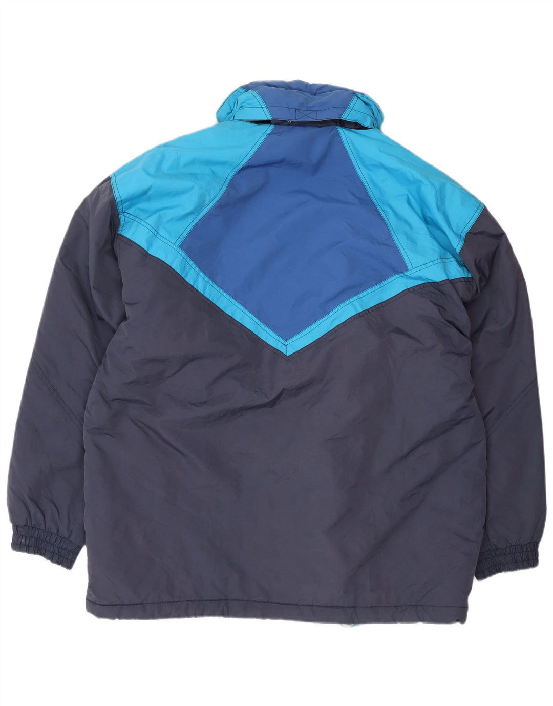 Giacca da sci con cappuccio da uomo Brugi IT 52 XL Blu Navy Colourblock in poliammide