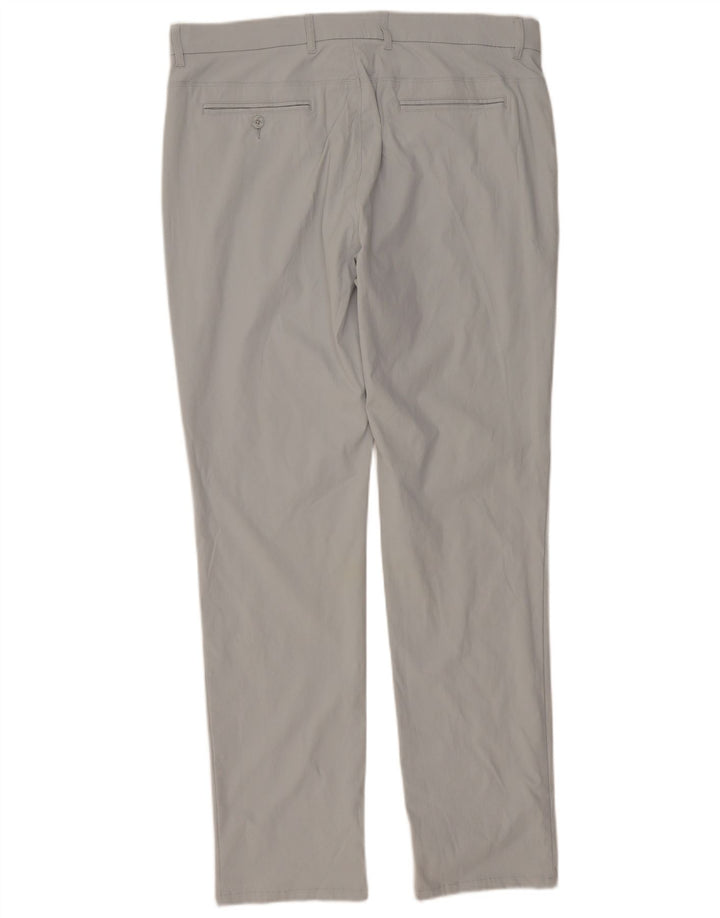 Pantaloni chino slim da uomo Penguin W36 L34 nylon grigio