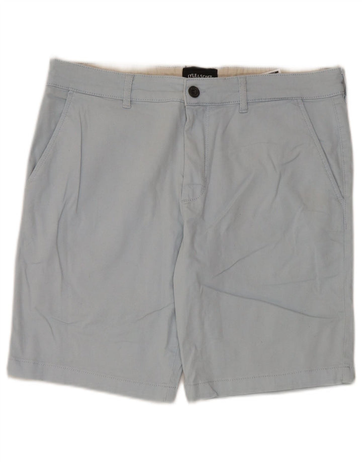 Pantaloncini chino da uomo Lyle & Scott W34 grande cotone blu