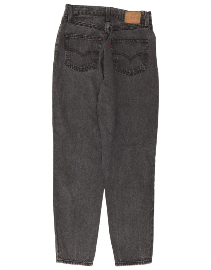 Jeans Levi's da donna Mom affusolati W26 L28 cotone grigio anni '80
