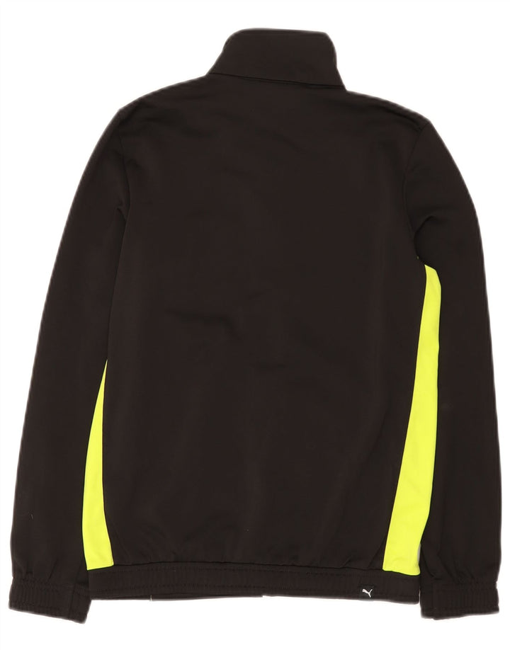 Giacca da tuta grafica da ragazzo Puma 11-12 anni Colorblock nero