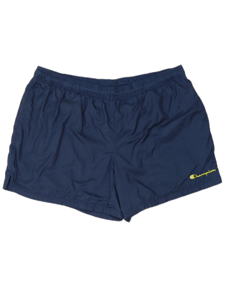Pantaloncini da bagno da uomo Champion 2XL nylon blu navy