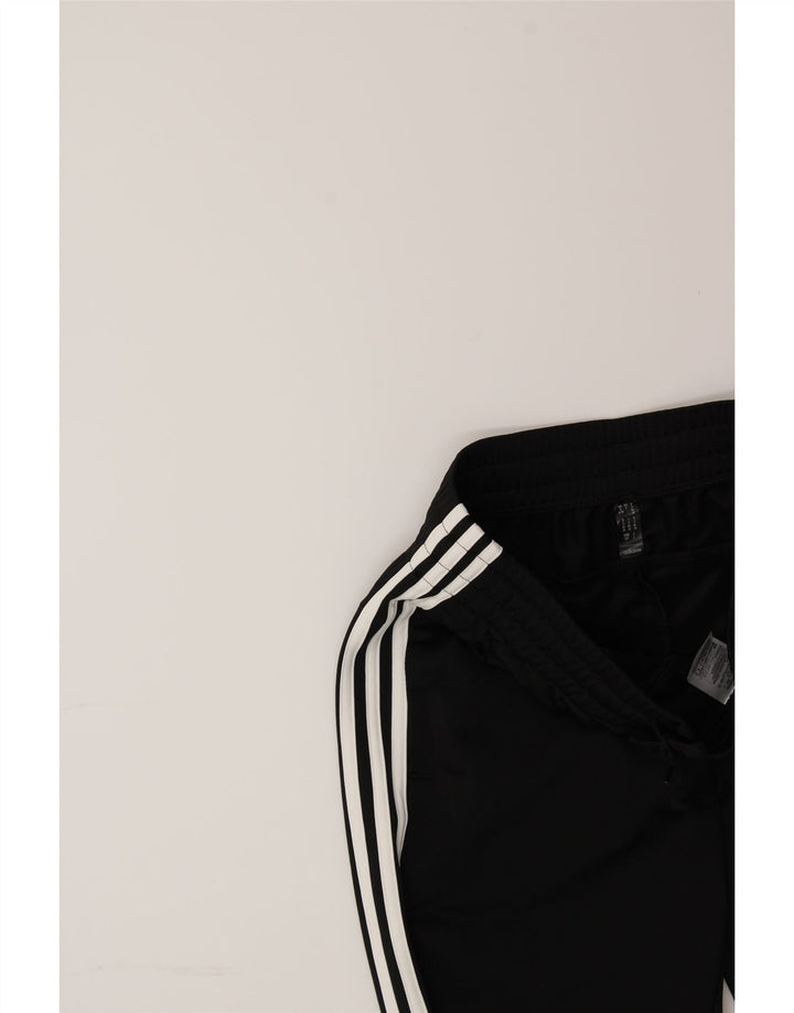 ADIDAS Womens Tracksuit Trousers UK 8/10 Small  Black Polyester Vintage Adidas and Second-Hand Adidas from Messina Hembry 