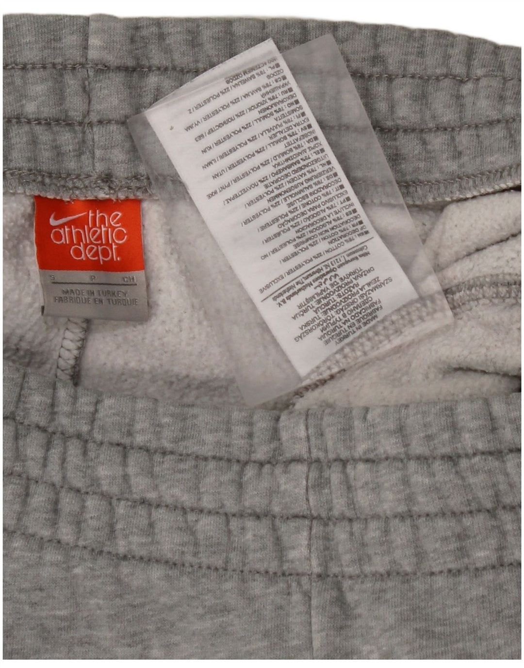 Pantaloni da tuta da uomo NIKE Joggers piccoli in cotone grigio