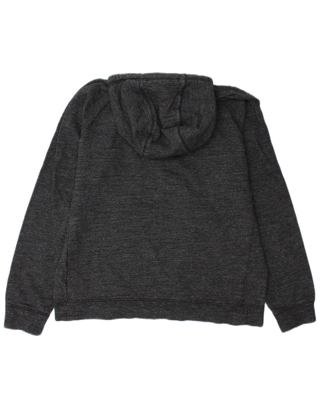 Maglione con cappuccio oversize con zip e collo NIKE da donna UK 14 Grigio medio chiazzato