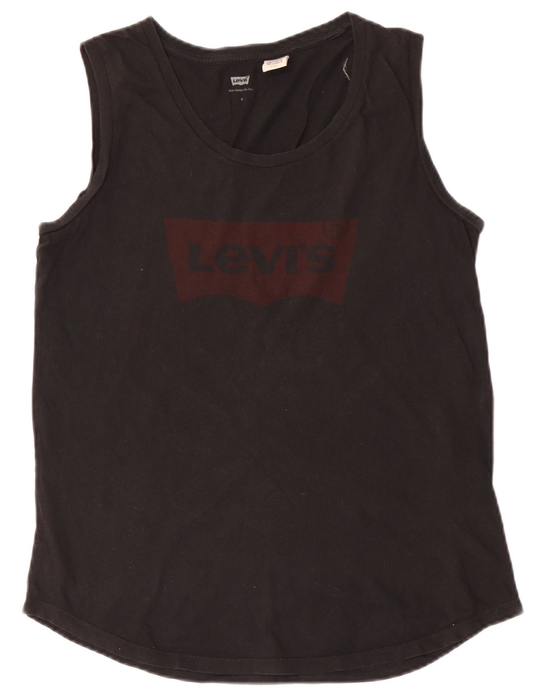 Gilet grafico da donna Levi's Top UK 10 piccolo cotone nero