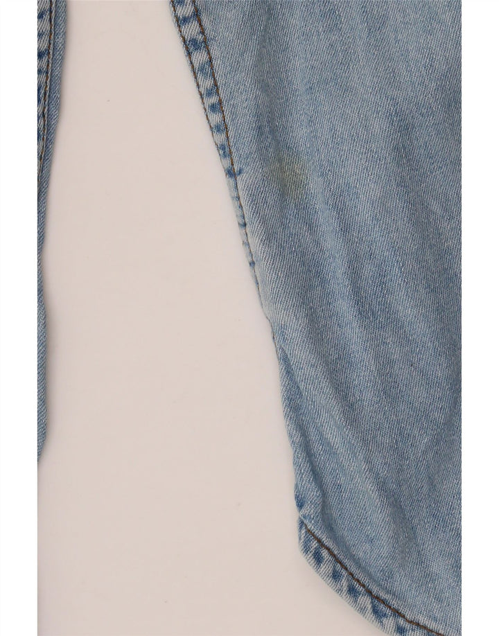 LEVI'S Camicia di jeans da uomo grande in cotone blu