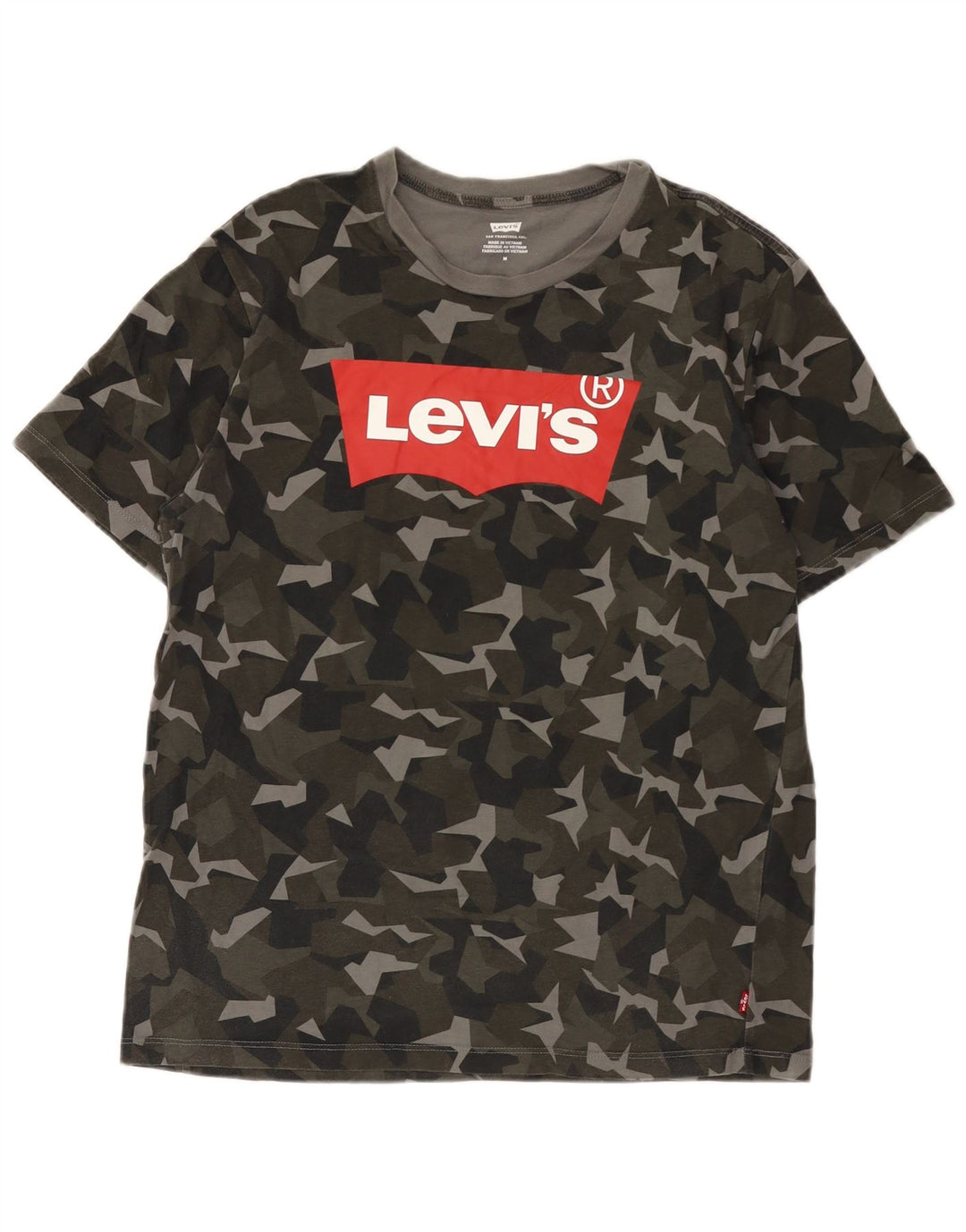 T-shirt grafica da uomo Levi's Top medio kaki mimetico