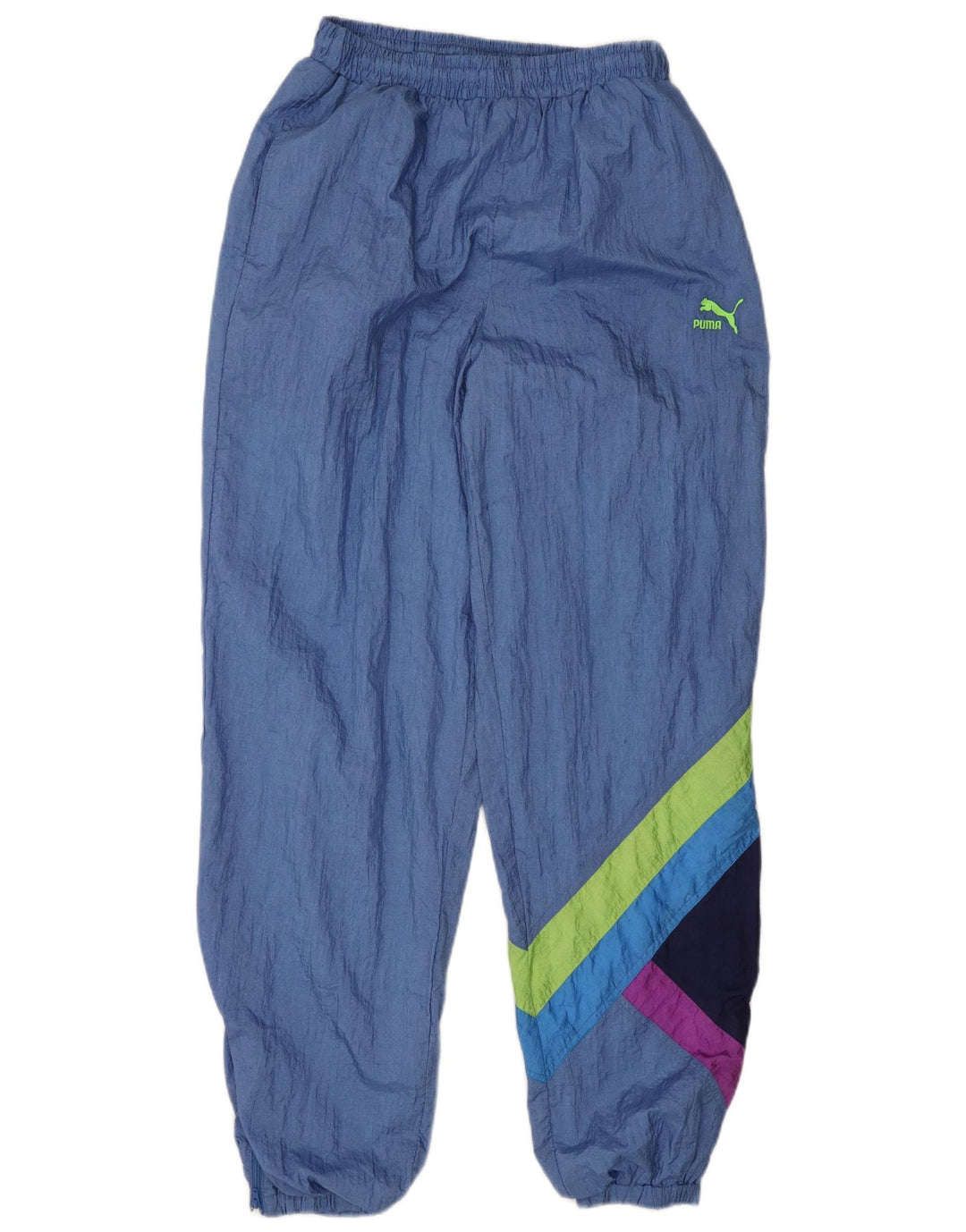 Pantaloni da tuta da uomo Puma Joggers Blu medio Colourblock in poliammide