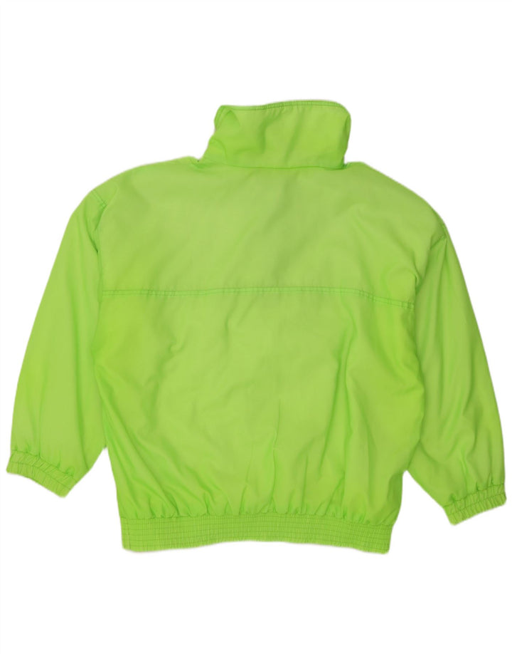 Giacca da ginnastica autentica da uomo con giacca anorak UK 38 Poliammide verde medio