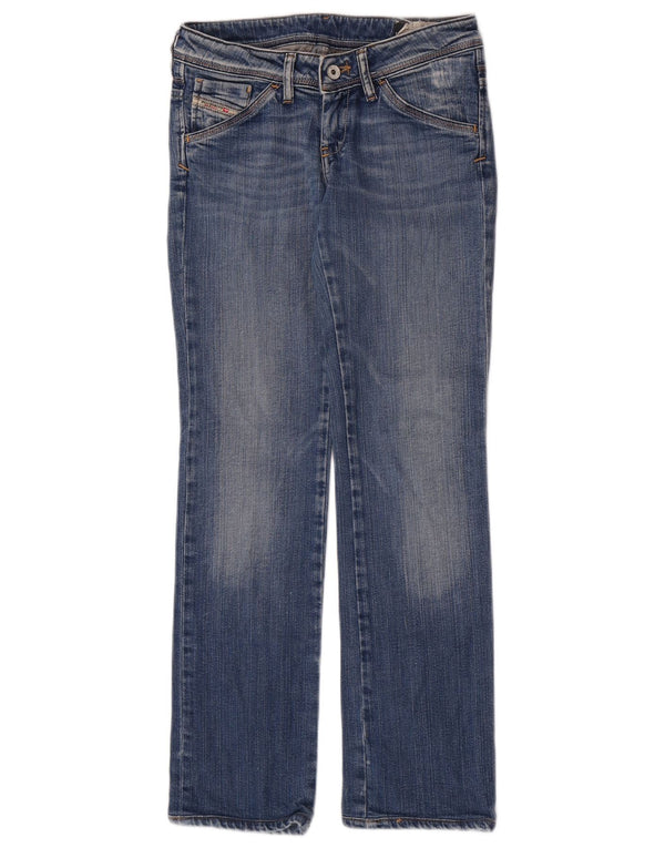 Jeans dritti Muze da donna Diesel W27 L30 cotone blu