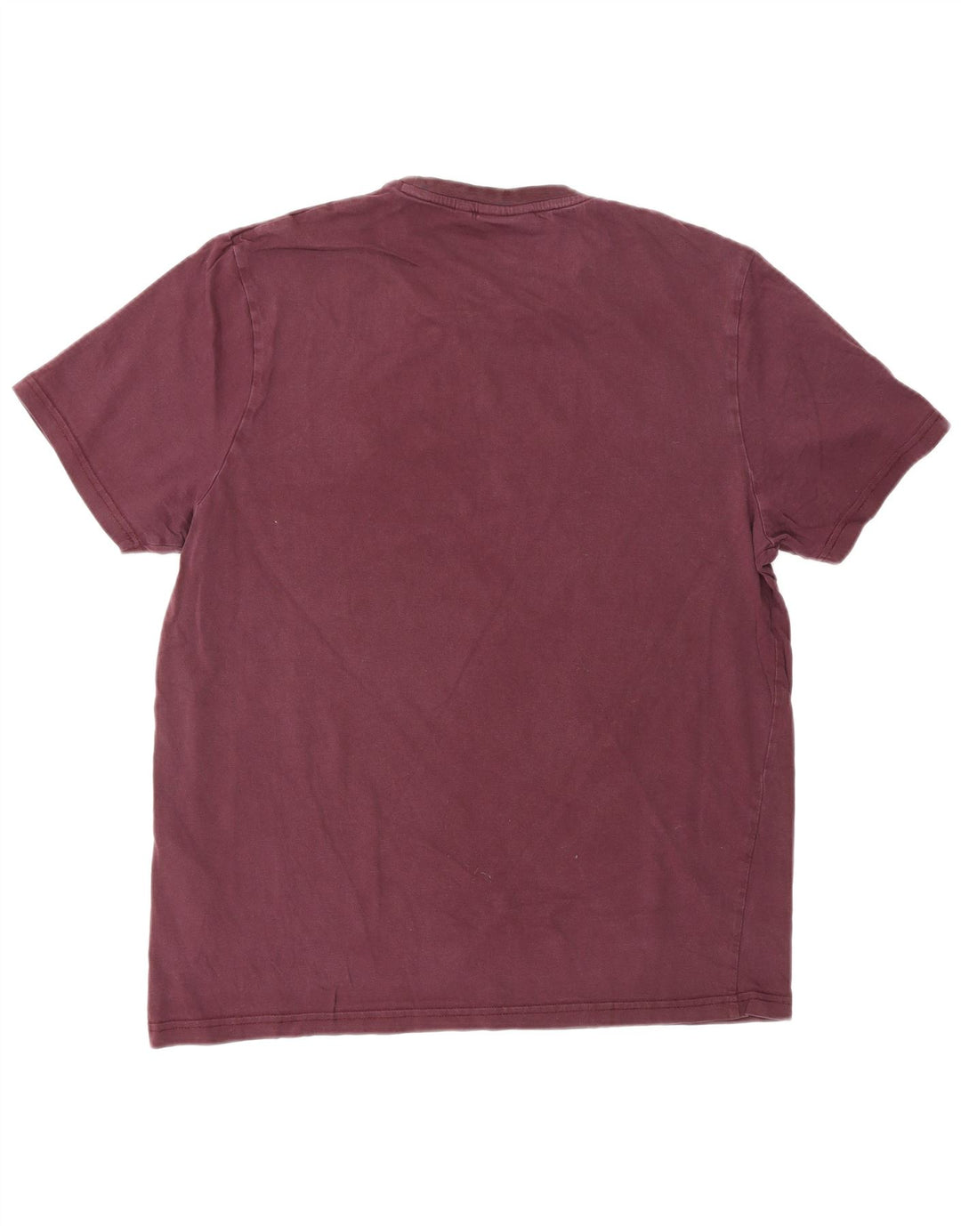 T-shirt da uomo LYLE & SCOTT grande in cotone bordeaux