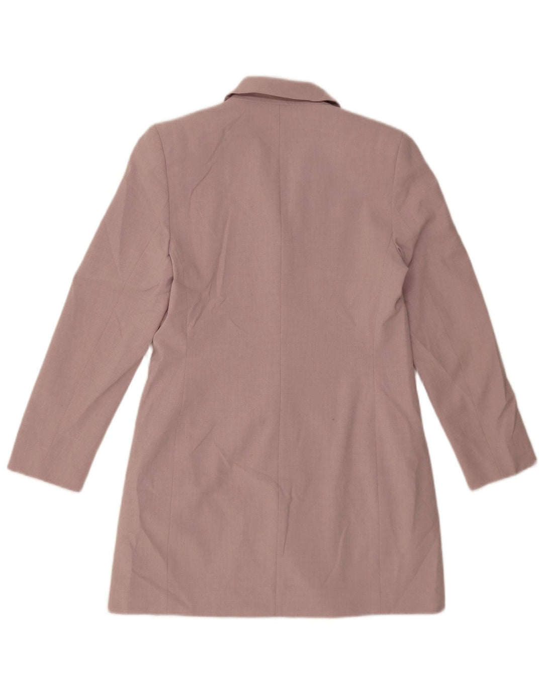Giacca blazer a 4 bottoni lunga Marks & Spencer da donna UK 12 viola medio