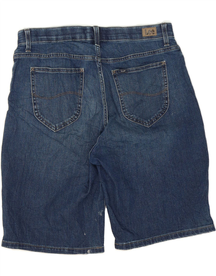 LEE Womens Mid Rise Regular Fit Denim Shorts W34 Large  Blue Vintage Lee and Second-Hand Lee from Messina Hembry 