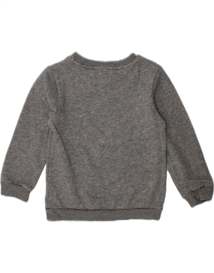 ADIDAS Boys Graphic Sweatshirt Jumper 3-4 Years Grey Cotton Vintage Adidas and Second-Hand Adidas from Messina Hembry 