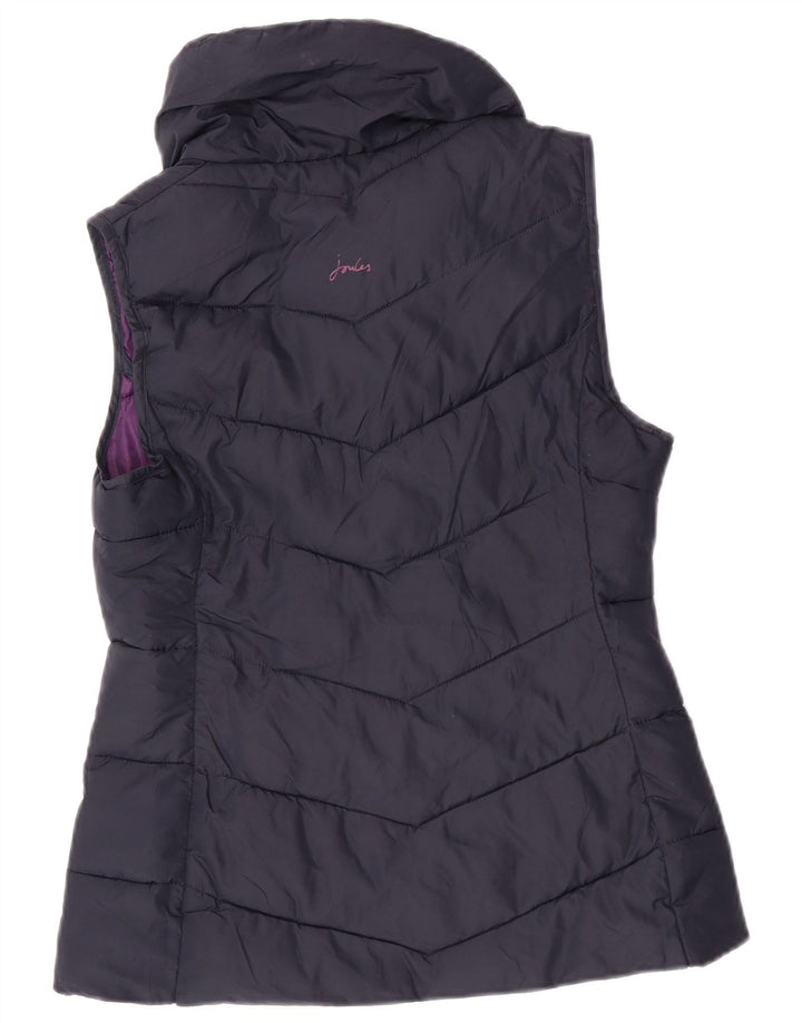 Gilet imbottito da donna Joules UK 10 piccolo poliestere blu navy