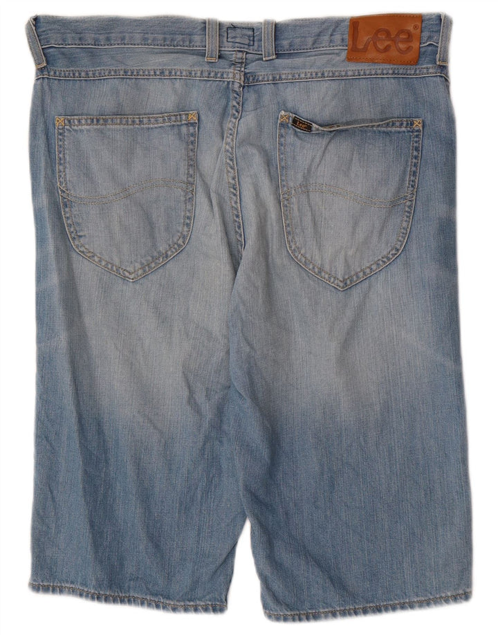 LEE Mens Denim Shorts W33 Medium  Blue Cotton