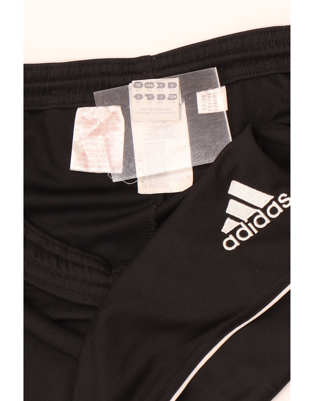 Pantaloncini sportivi da uomo ADIDAS XS neri in poliestere
