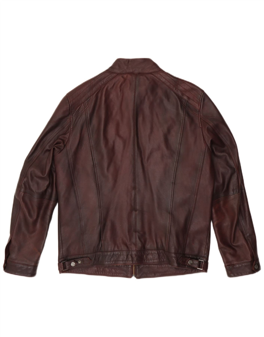Giacca da motociclista da donna Derimod Expo UK 14 Large in pelle bordeaux