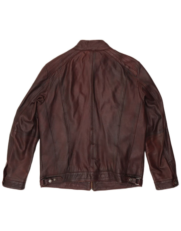 Giacca da motociclista da donna Derimod Expo UK 14 Large in pelle bordeaux