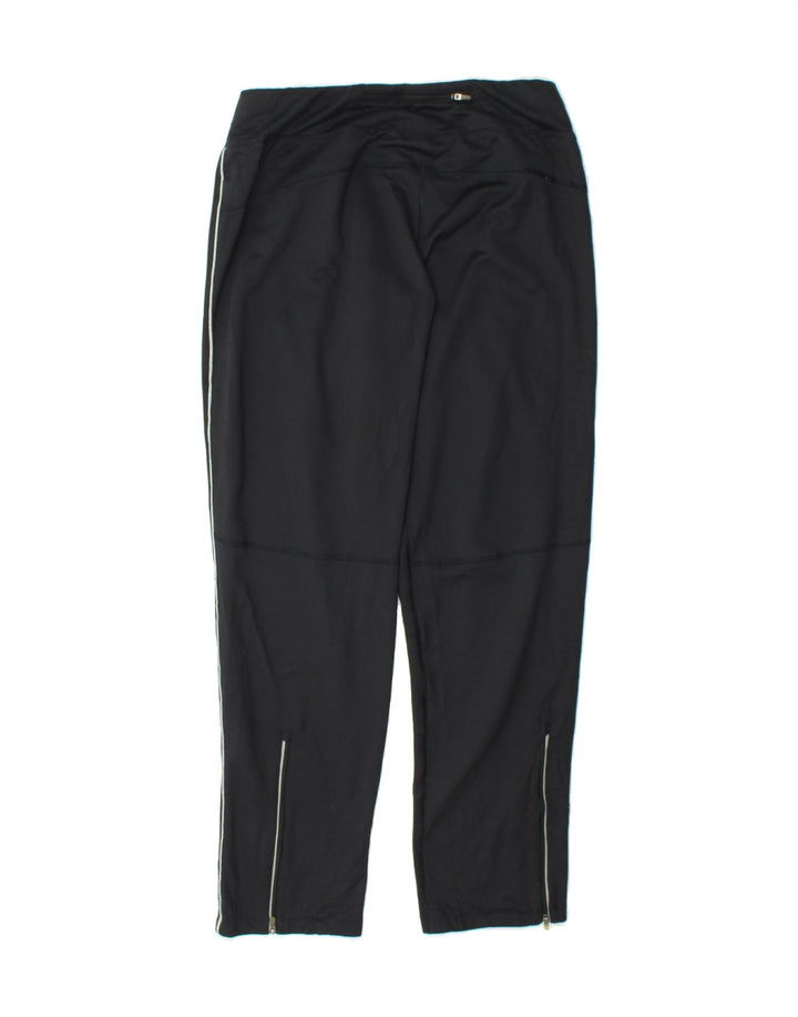 NIKE Womens Dri Fit Tracksuit Trousers UK 10 Small  Black Polyester Vintage Nike and Second-Hand Nike from Messina Hembry 