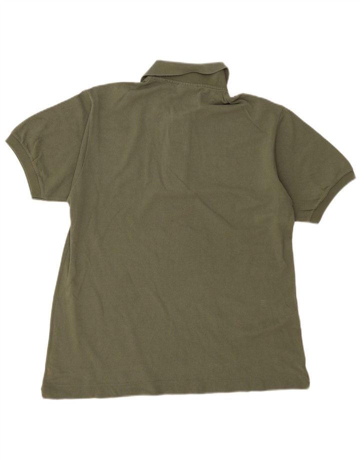 Polo da uomo Lacoste taglia 4 media cotone kaki