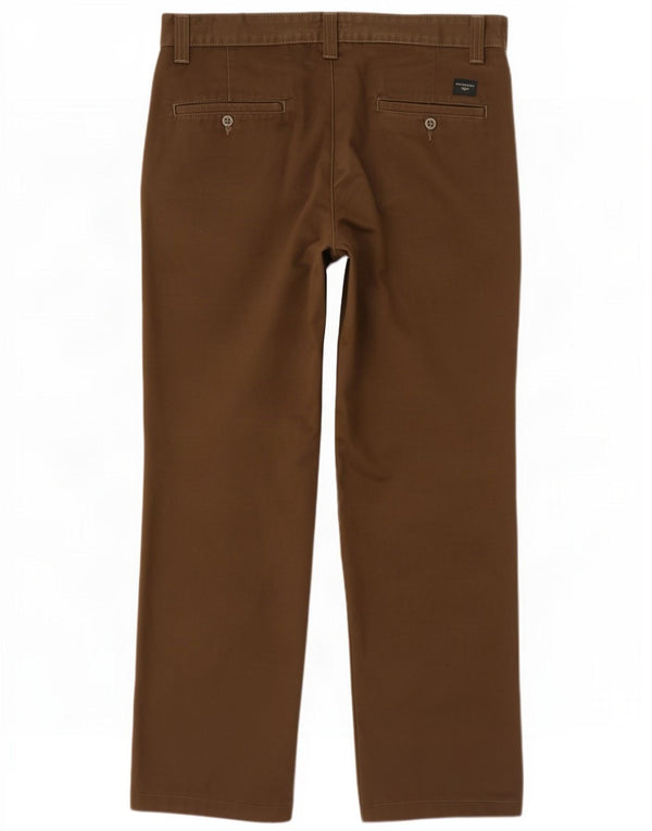 Dockers Pantaloni chino dritti da uomo W32 L31 Cotone kaki