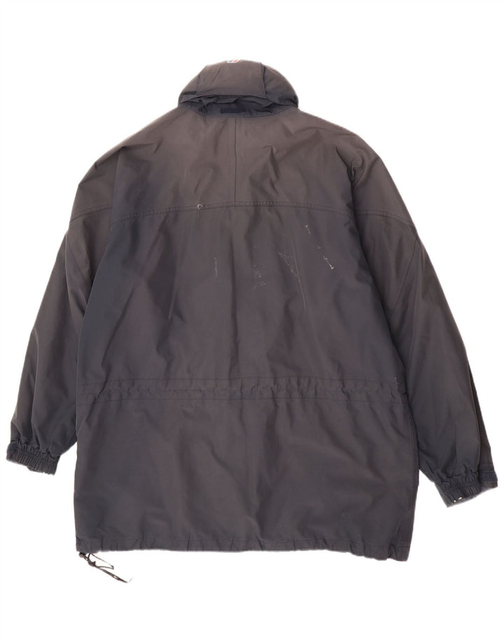 Giacca antipioggia da uomo con cappuccio Berghaus UK 42 XL poliestere blu navy