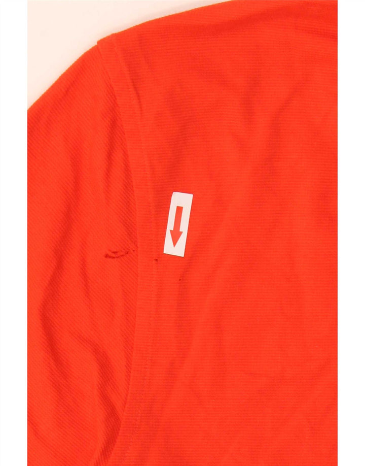 Polo da uomo Lacoste taglia 5 grande in cotone arancione