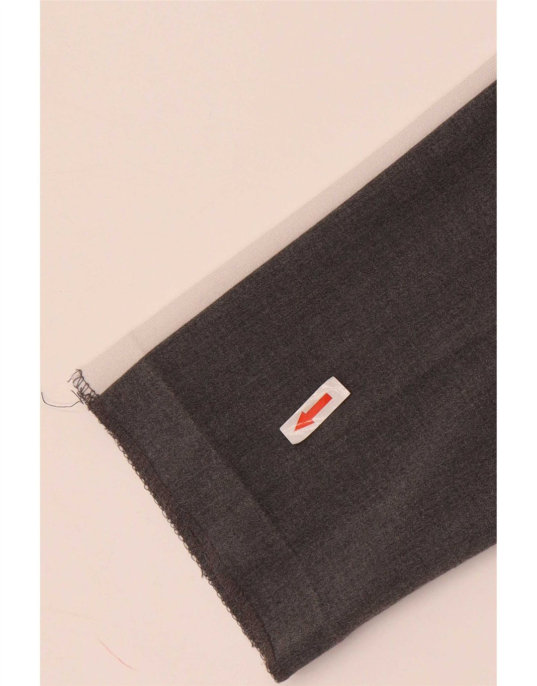 Pantaloni chino slim da donna Zara piccoli W26 L28 poliestere color block grigio