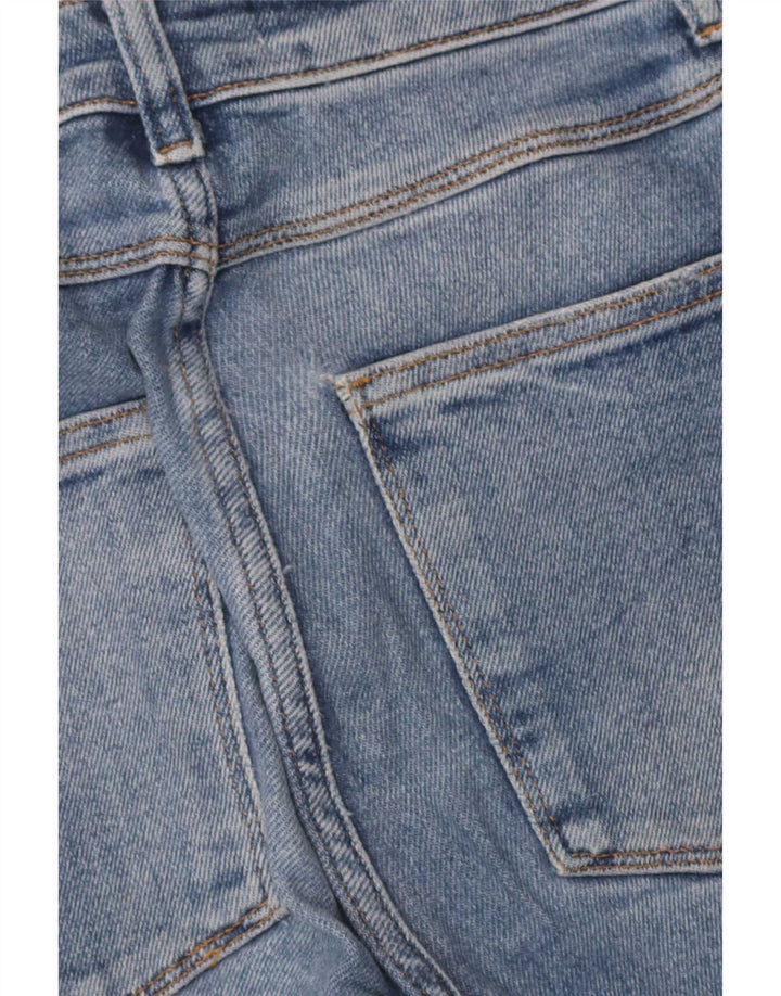 Jeans slim invecchiati da donna Zara EU 38 piccoli W28 L26 blu