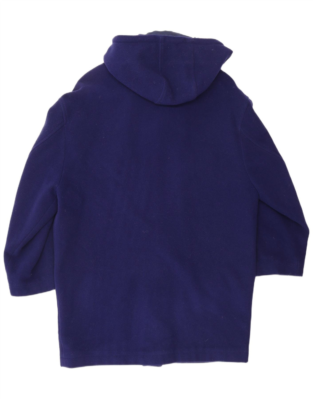 Montgomery con cappuccio da uomo VERSACE UK 38 Designer di lana blu medio