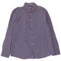 Camicia da uomo Tommy Hilfiger XL in cotone geometrico blu navy