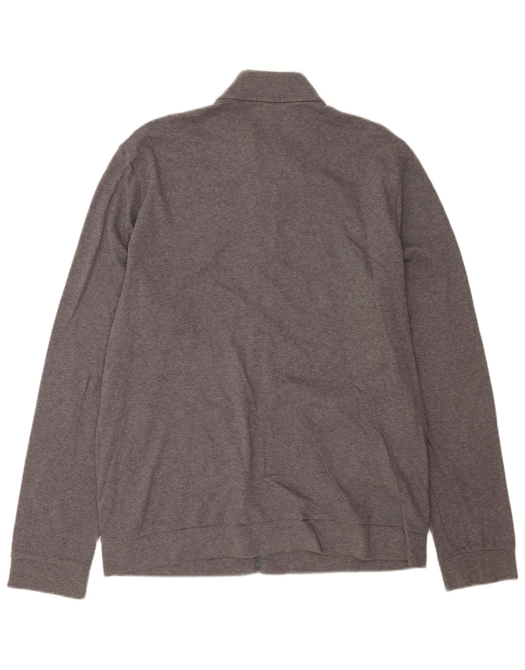 Maglione cardigan da uomo con vestibilità regolare Hugo Boss XL in cotone grigio