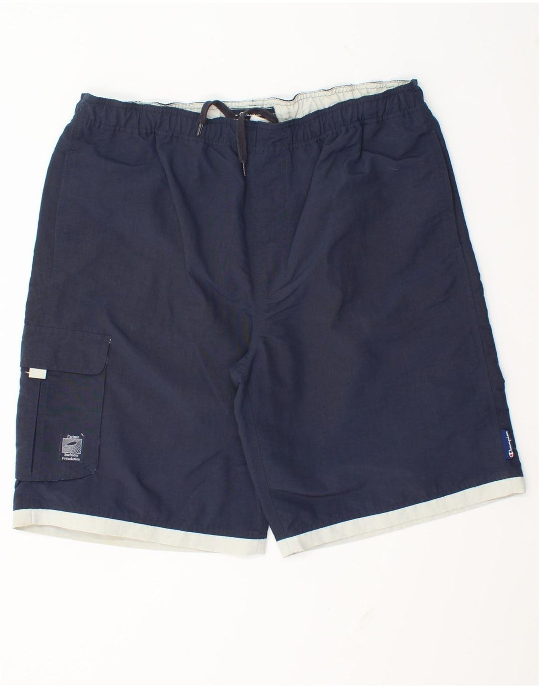 Pantaloncini da bagno da uomo Champion XL blu navy color block