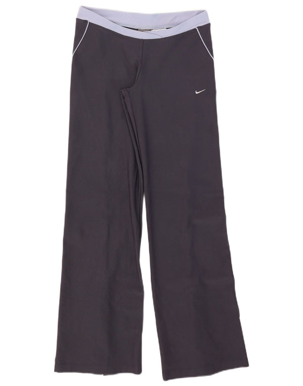 Pantaloni da tuta Nike Dri Fit da donna UK 10 Small Blu Navy Colourblock
