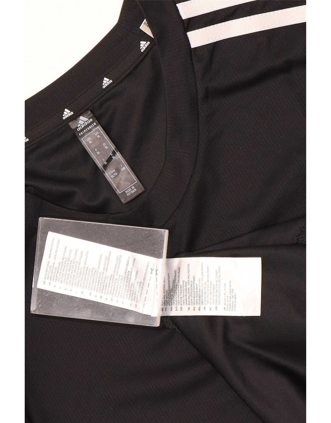 T-shirt Adidas Aeroready da uomo Top XL poliestere nero