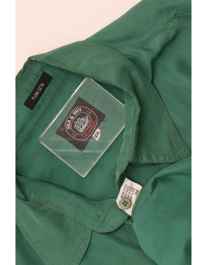 Camicia da uomo Sea & Sky 2XL Seta verde