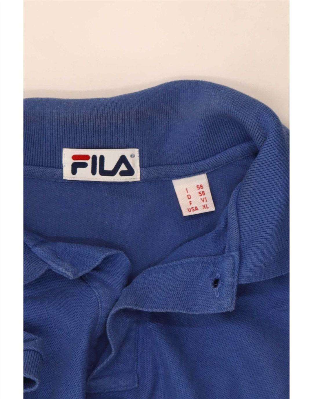 Polo Fila Uomo XL Blu