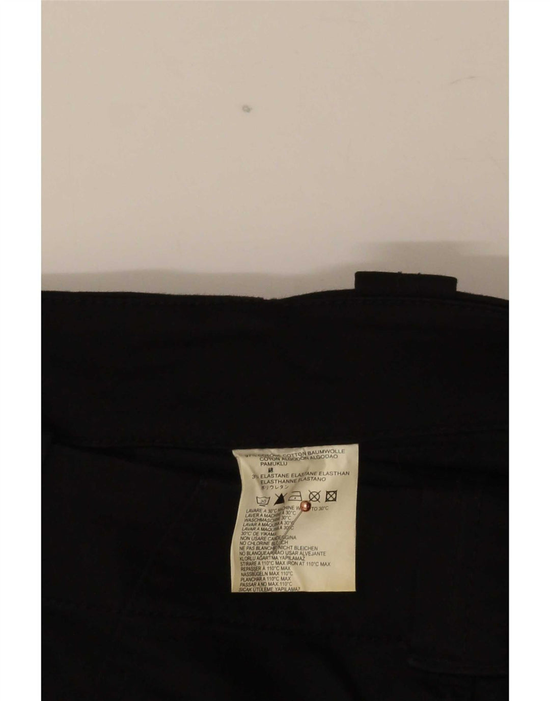 Pantaloni cargo slim da donna Diesel W30 L35 cotone nero