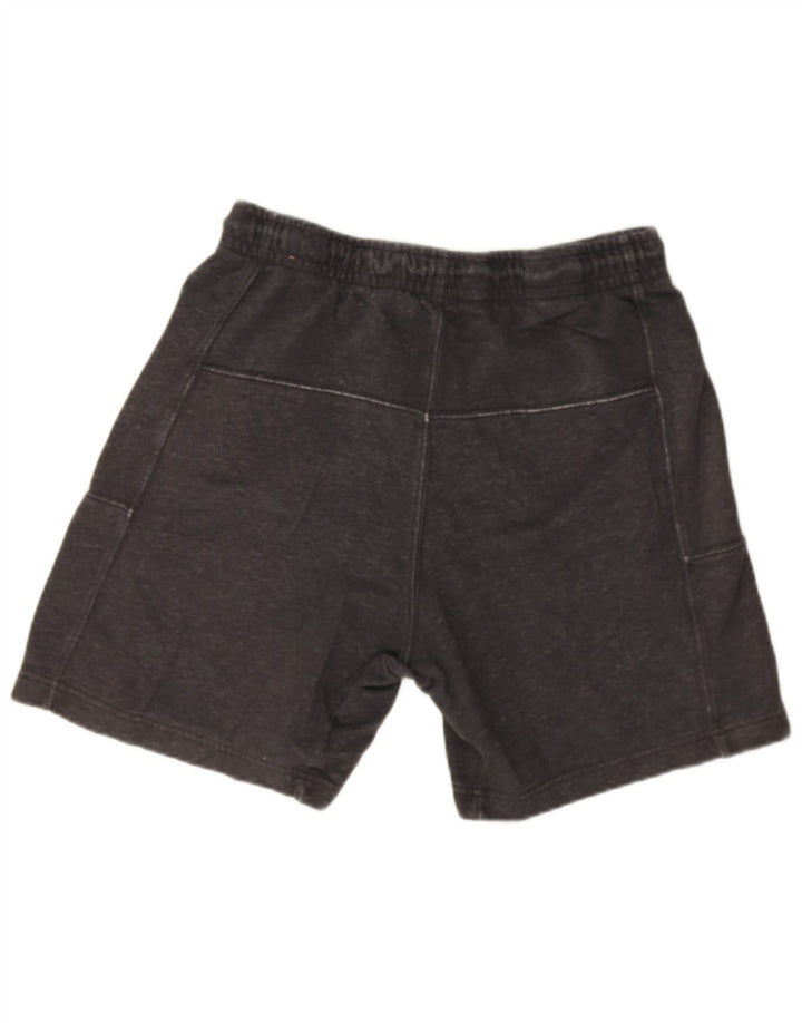 Pantaloncini sportivi Nike da uomo in cotone screziato grigio medio