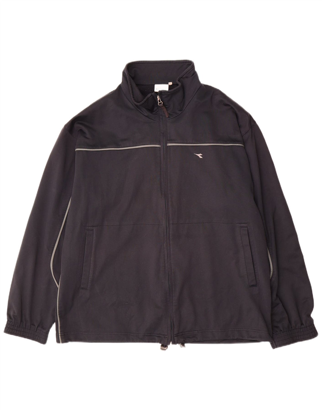 DIADORA Mens Tracksuit Top Jacket IT 54 XL Navy Blue
