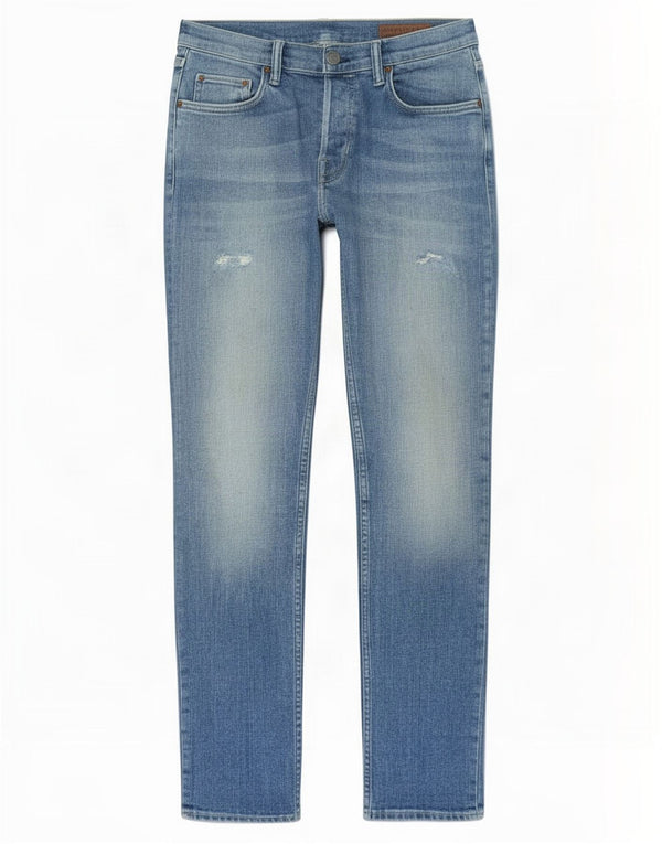 Jeans skinny effetto consumato a sigaretta da donna All Saints W32 L32 cotone blu