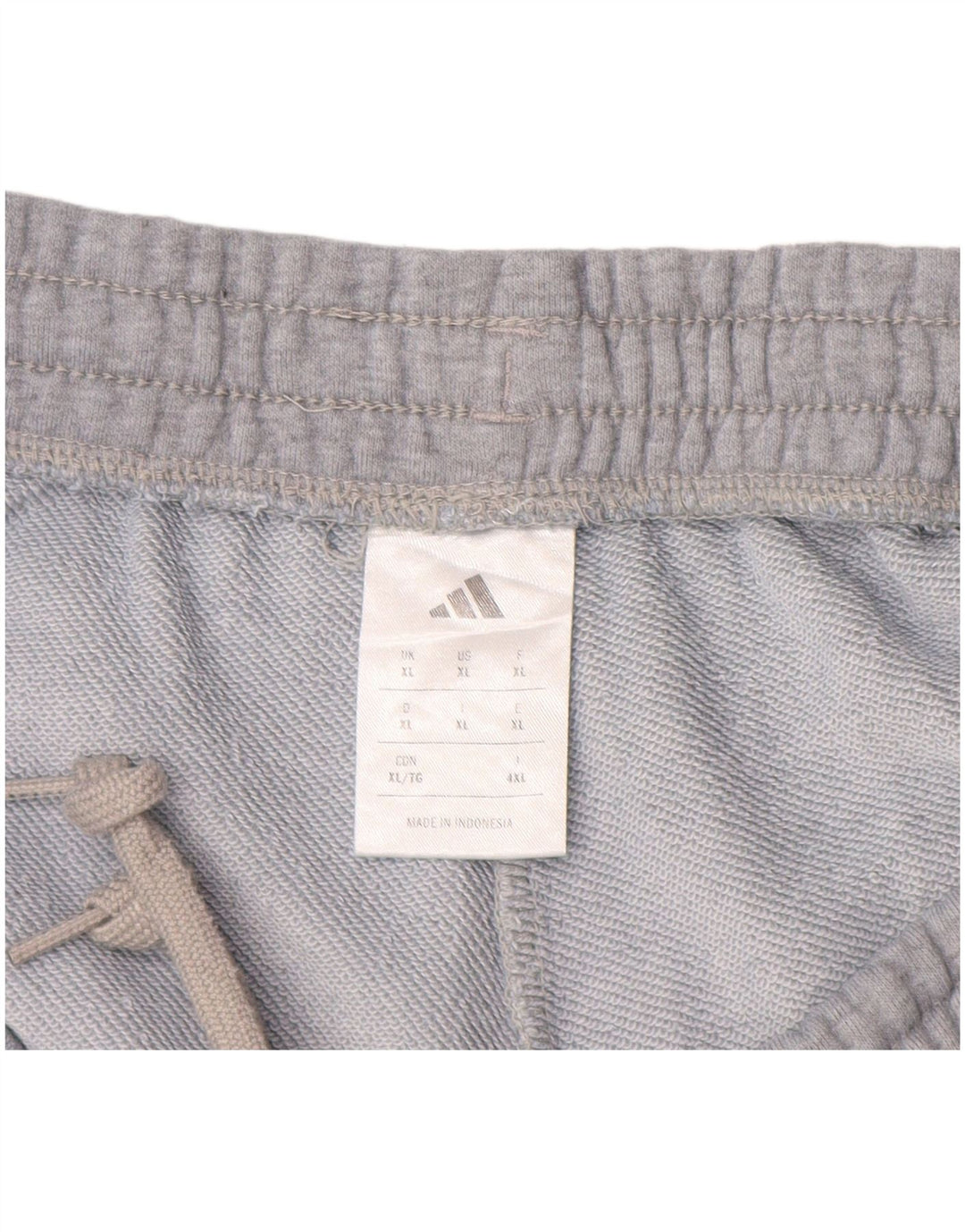 Pantaloncini sportivi da uomo ADIDAS XL in cotone grigio