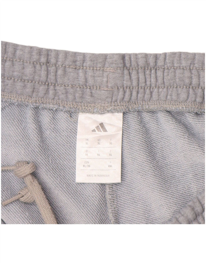 Pantaloncini sportivi da uomo ADIDAS XL in cotone grigio