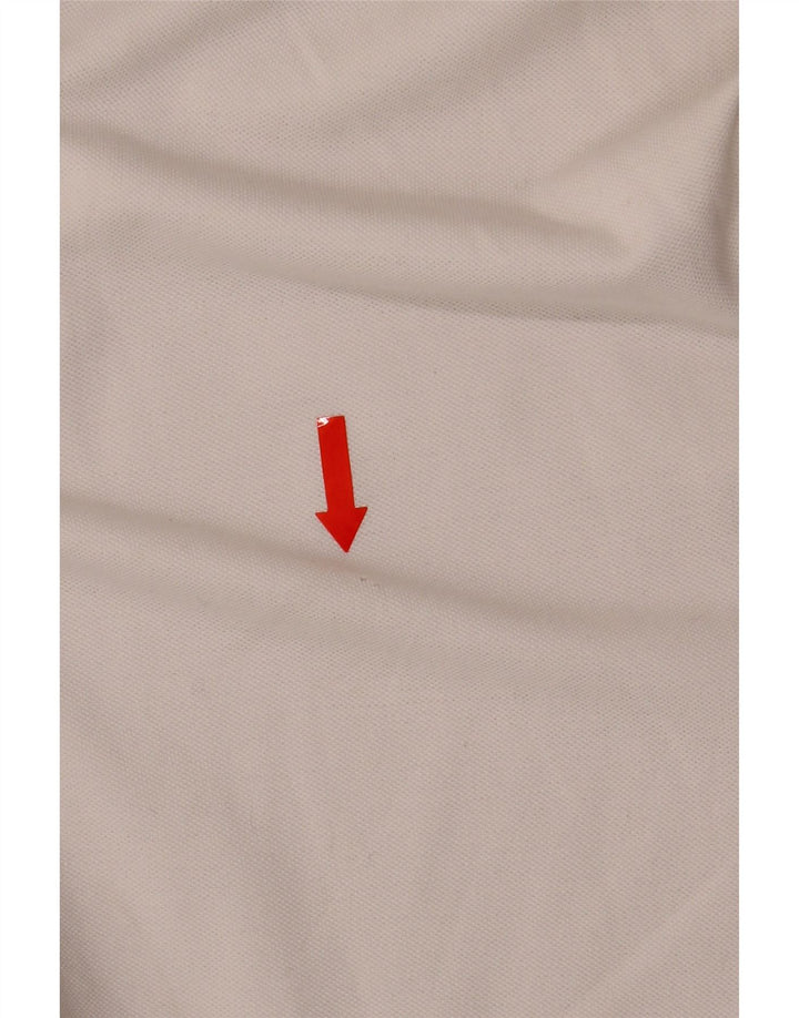 Polo Kappa Uomo Manica Lunga Cotone Bianco Medio