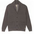 Maglione cardigan da uomo Jack & Jones grande cotone grigio