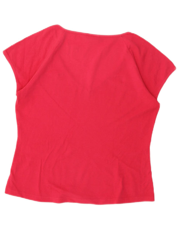 T-shirt da donna LACOSTE taglia 44 grande rossa