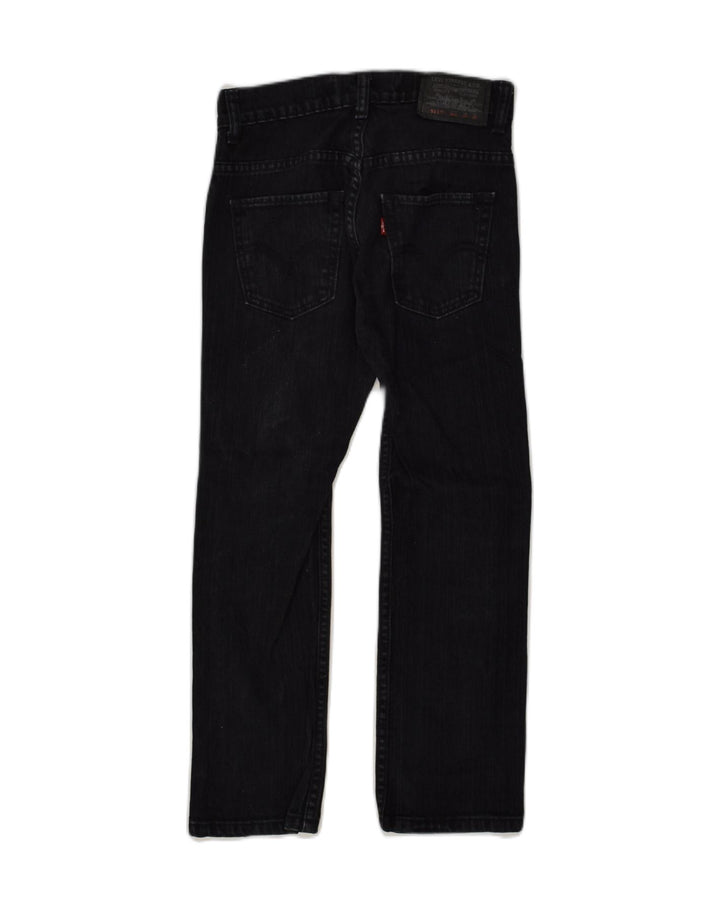 LEVI'S Girls 511 Skinny Jeans 7-8 Years W24 L22 Black Cotton | Vintage Levi's | Thrift | Second-Hand Levi's | Used Clothing | Messina Hembry 
