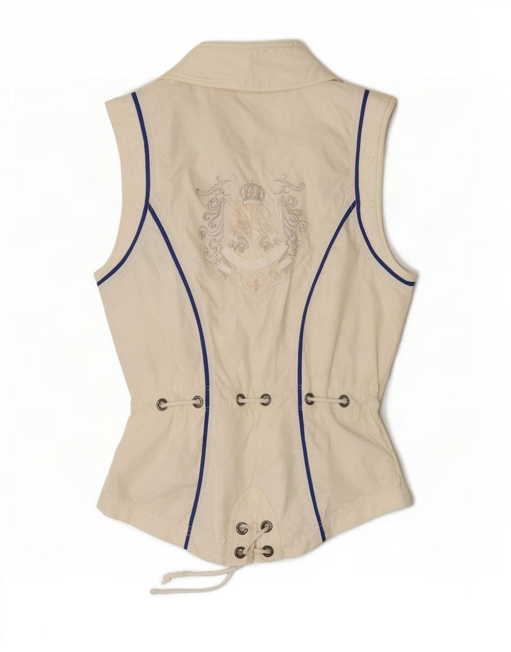 Gilet grafico da donna Sportalm EU 36 Small Off White Colourblock in poliammide